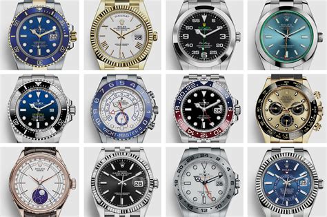 different rolex types|list of all rolex models.